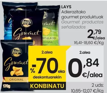 Oferta de Lay's - Gourmet  por 2,79€ en Eroski