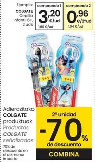 Oferta de Colgate - Cepillo Infantil 6+ por 3,2€ en Eroski