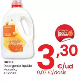 Oferta de Eroski - Detergente Líquido Marsella por 3,3€ en Eroski