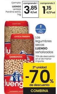 Oferta de Luengo - Lenteja Pardina Extra por 3,85€ en Eroski