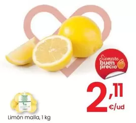 Oferta de Limon Malla por 2,11€ en Eroski