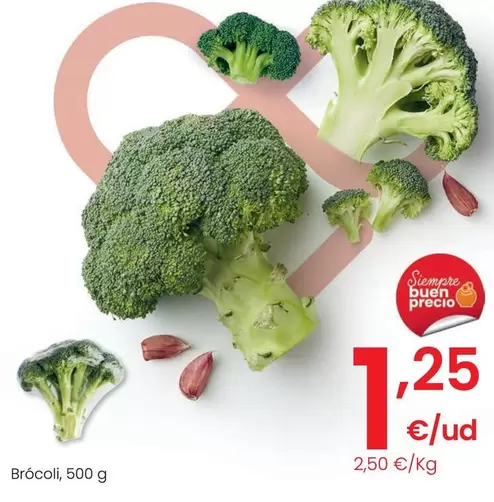 Oferta de Brocoli por 1,25€ en Eroski