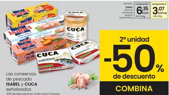 Oferta de Isabel - Atún En Aceite De Girasol por 6,15€ en Eroski