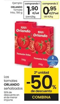 Oferta de Orlando - Tomate Frito por 1,9€ en Eroski