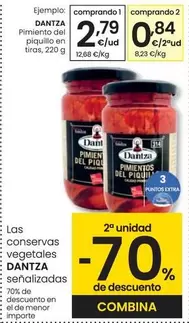 Oferta de Dantza - Pimiento Del Piquillo En Tiras por 2,79€ en Eroski