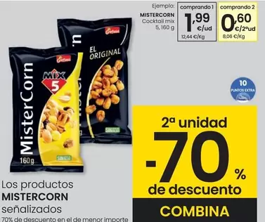 Oferta de MisterCorn - Cocktail Mix 5 por 1,99€ en Eroski