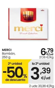 Oferta de Merci - Bombón por 6,79€ en Eroski