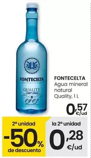 Oferta de Fontecelta - Agua Mineral Natural Quality por 0,57€ en Eroski