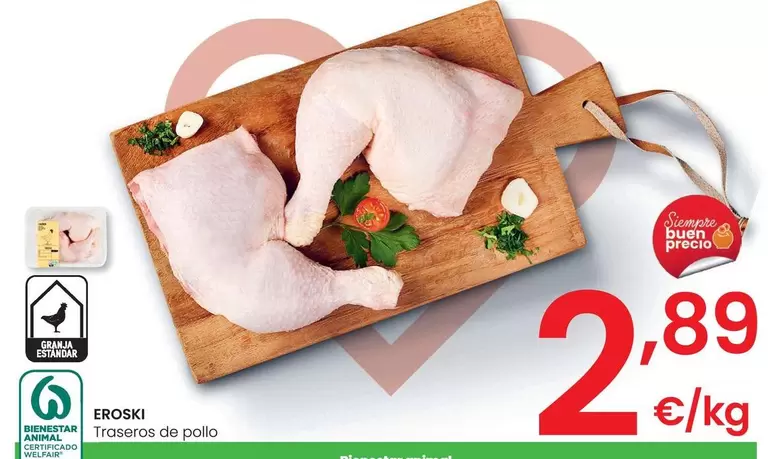 Oferta de Eroski - Traseros De Pollo por 2,89€ en Eroski