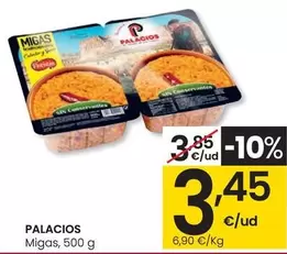 Oferta de Palacios - Migas por 3,45€ en Eroski