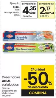 Oferta de Albal - Film Transparente por 4,35€ en Eroski