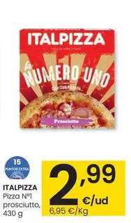 Oferta de Italpizza - Pizza N° 1 Prosciutto por 2,99€ en Eroski