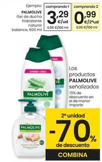 Oferta de Palmolive - Gel De Ducha Hidratante Natural Balance por 3,29€ en Eroski