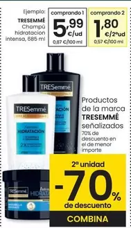 Oferta de TRESemmé - Champú Hidratacion Intensa por 5,99€ en Eroski