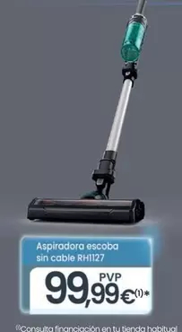 Oferta de Rowenta - Aspiradora Escoba Sin Cable RH1127 por 99,99€ en Eroski