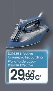 Oferta de Rowenta - Plancha De Vapor DX1636 Effective por 29,99€ en Eroski