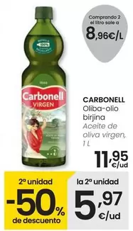 Oferta de Carbonell - Aceite De Oliva Virgen por 11,95€ en Eroski