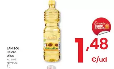 Oferta de Lanisol - Aceite Girasol por 1,48€ en Eroski