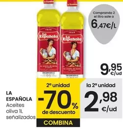 Oferta de La Española - Aceites Oliva  por 9,95€ en Eroski