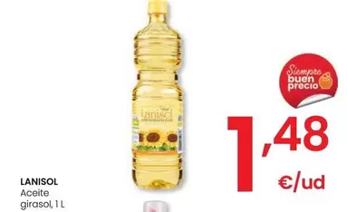 Oferta de Lanisol - Aceite Girasol por 1,48€ en Eroski