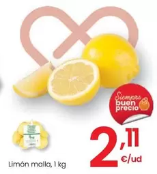 Oferta de Limón Malla  por 2,11€ en Eroski