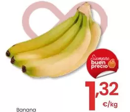 Oferta de Banana por 1,32€ en Eroski