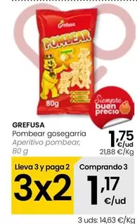 Oferta de Grefusa - Aperitivo Pombear por 1,75€ en Eroski