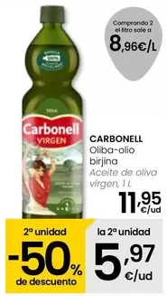 Oferta de Carbonell - Aceite De Oliva Virgen por 11,95€ en Eroski