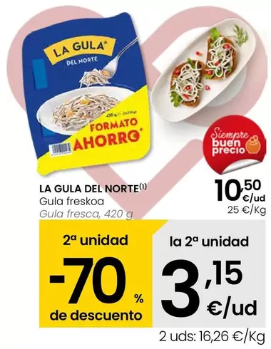 Oferta de La Gula del Norte - Gula Fresca por 10,5€ en Eroski