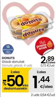 Oferta de Glacé - Donuts por 2,89€ en Eroski