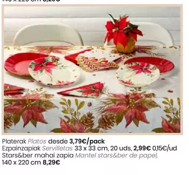 Oferta de Platos Desde por 3,79€ en Eroski