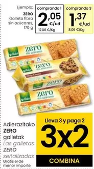 Oferta de Gullón - Zero Galleta Fibra Sin Azucares por 2,05€ en Eroski