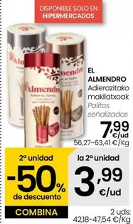 Oferta de El Almendro - Palitos  por 7,99€ en Eroski