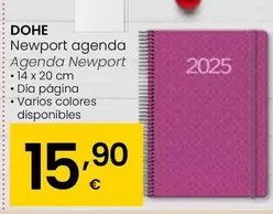 Oferta de Dohe - Agenda Newport por 15,9€ en Eroski