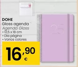 Oferta de Dohe - Agenda Gloss por 16,9€ en Eroski