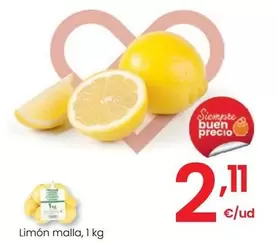 Oferta de Limon Malla por 2,11€ en Eroski