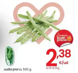 Oferta de Judia Plana por 2,38€ en Eroski