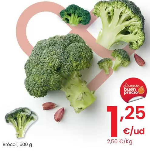 Oferta de Brocoli por 1,25€ en Eroski