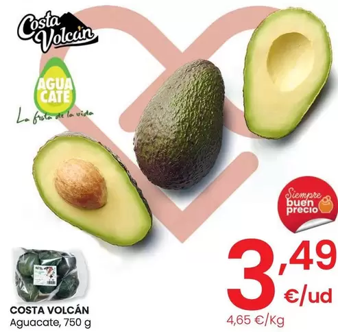 Oferta de Costa Volcán - Aguacate por 3,49€ en Eroski