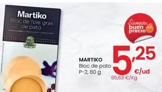 Oferta de Martiko - Bloc De Pato por 5,25€ en Eroski