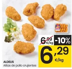 Oferta de Aldelis - Alitas De Pollo Crujientes por 6,29€ en Eroski