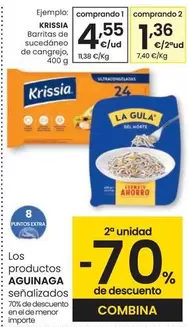 Oferta de Krissia - Barritas De Sucedaneo De Cangrejo por 4,55€ en Eroski