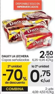 Oferta de Dalky - La Lechera Copas Señalizadas por 2,59€ en Eroski