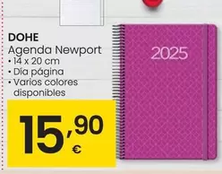 Oferta de Dohe - Agenda Newport por 15,9€ en Eroski