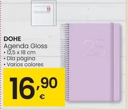 Oferta de Dohe - Agenda Gloss por 16,9€ en Eroski