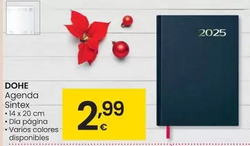 Oferta de Dohe - Agenda Sintex por 2,99€ en Eroski