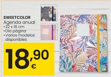 Oferta de Sweetcolor - Agenda Anual por 18,9€ en Eroski