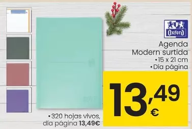 Oferta de Oxford - Agenda Modern Surtida por 13,49€ en Eroski