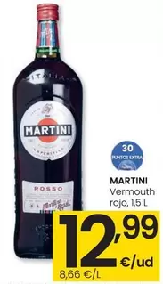 Oferta de Martini - Vermouth Rojo por 12,99€ en Eroski