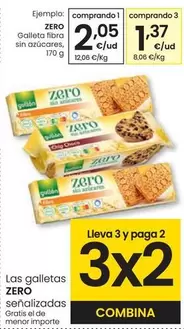 Oferta de Gullón - Zero Galleta Fibra Sin Azucares por 2,05€ en Eroski